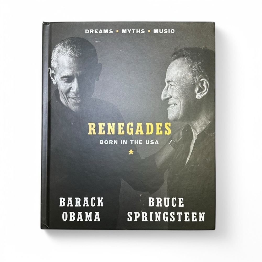 Renegades Hardcover Book by Bruce Springsteen & Barack Obama